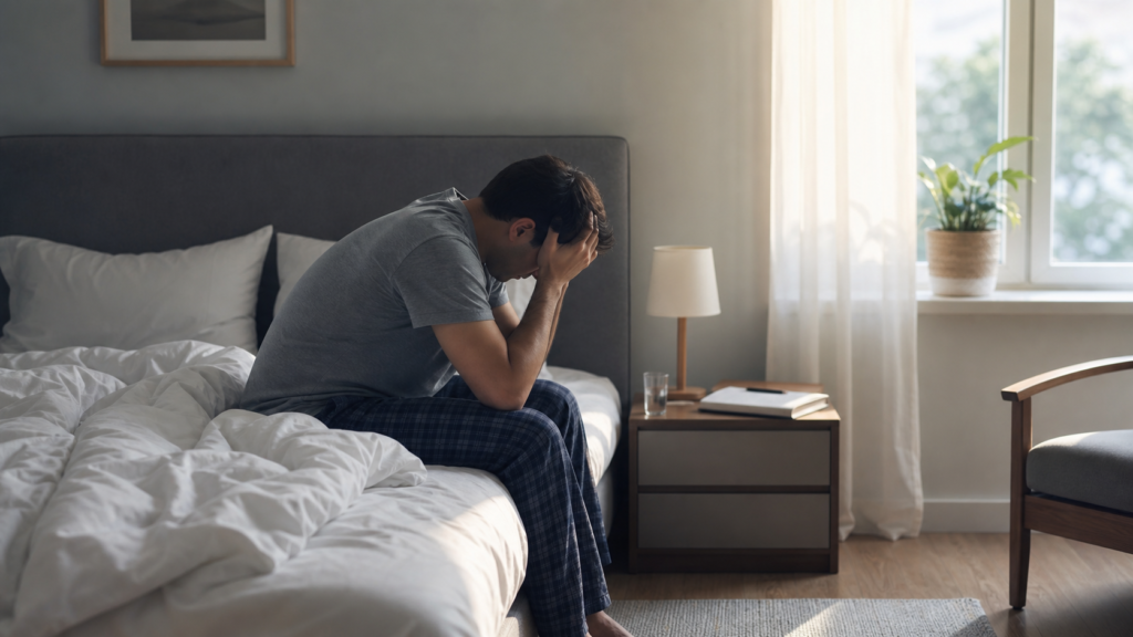 Person struggling with insomnia and poor sleep seeking sleep disorder treatment in Chandigarh